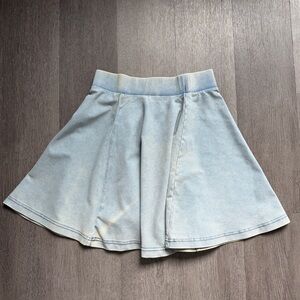 Topshop denim short skirt